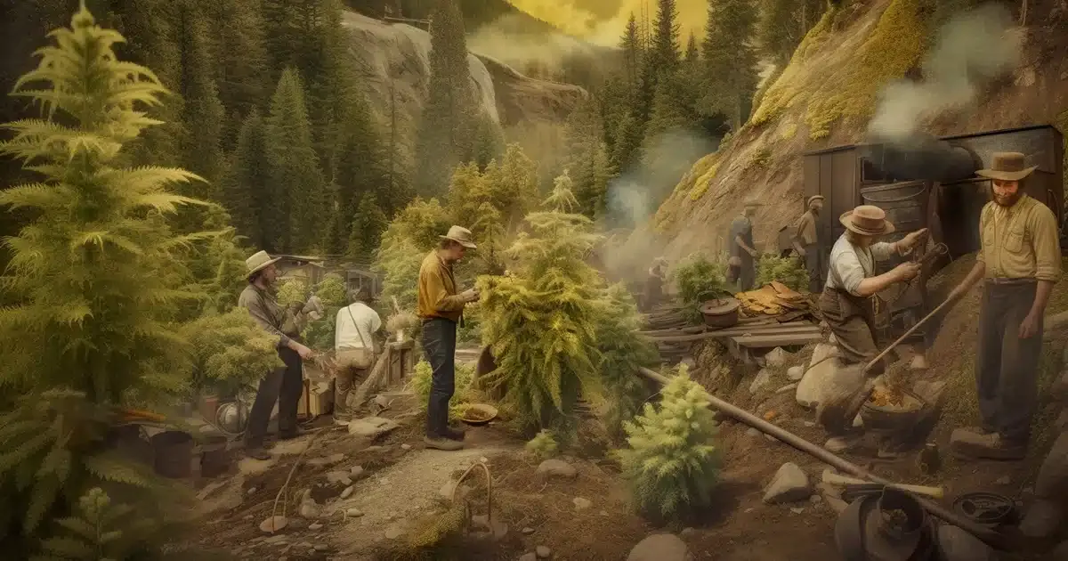 Gold miners turned cannabis farmers green rush by thcgummies. Com.
